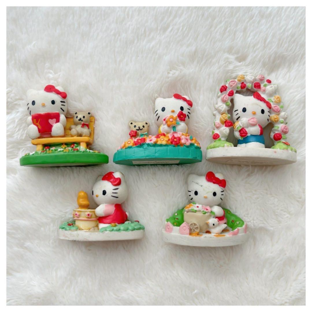 当時物 レア ハローキティ 陶器 置物 フィギュア まとめ売り 1998年製