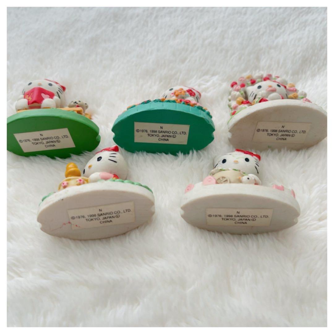 当時物 レア ハローキティ 陶器 置物 フィギュア まとめ売り 1998年製