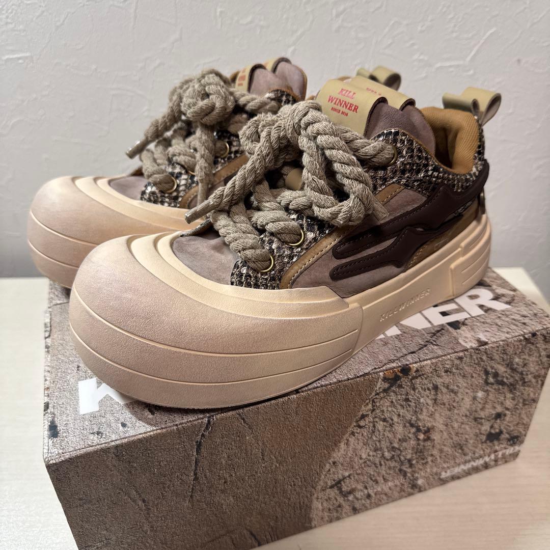 KILLWINNER キルウィナー　厚底スニーカー　ブラウン　正規品　値下げ不可 ブラウン（茶色）系 KILLWINNER(キルウィナー) スニーカー(レディース