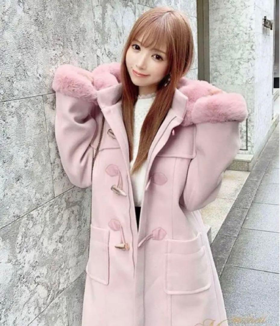 ミシェルマカロン♡ダッフルコート♡ピンク - メルカリ