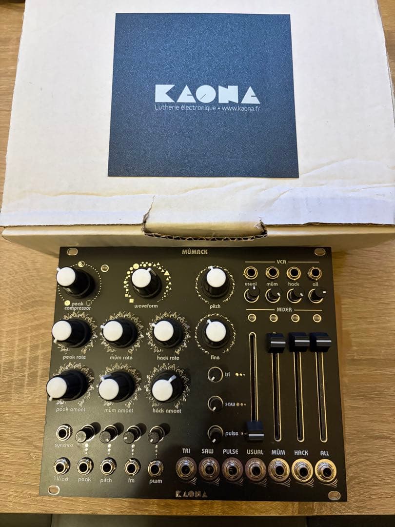 【希少】Kaona Mûmack / アナログVCO ユーロラック モジュラー DIY感覚で世界にひとつだけのシンセサイザーを作れる ユーロラック