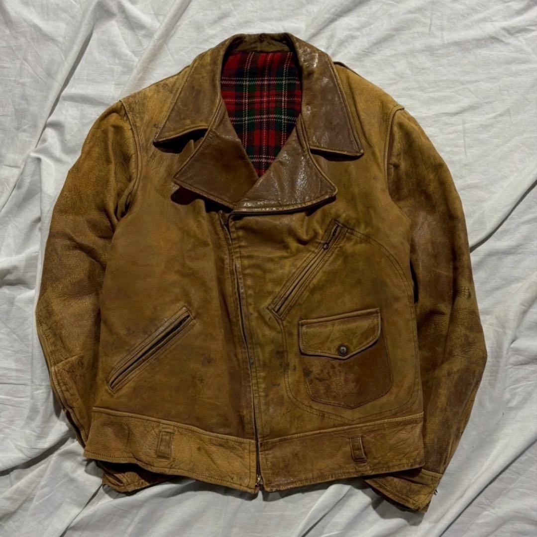 CALIFORNIAN PONY HIDE レザージャケット 40sヴィンテージ