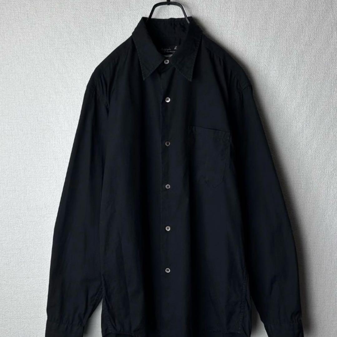agnes b. homme 黒 シャツ アニエスベーオム - メルカリ