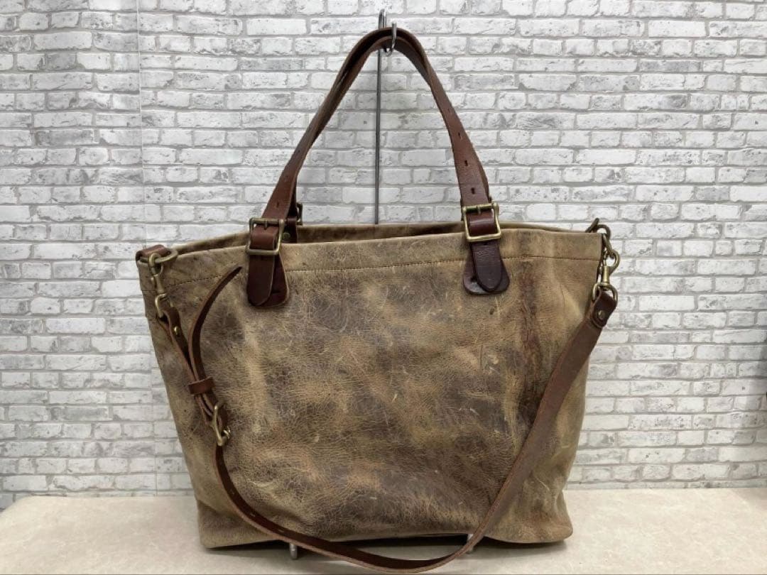 KJ　クーズー kuduレザー 2way トートバッグ　激レア　本革