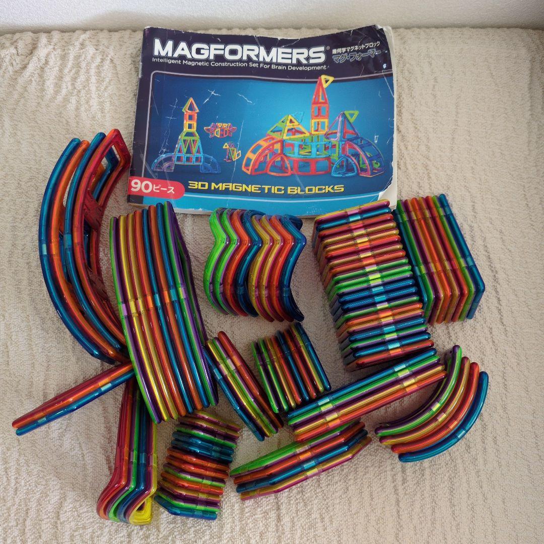 MAGFORMERS 磁気ブロック 90ピース マグ・フォーマークリエイティブセット90ピース - チャイルド
