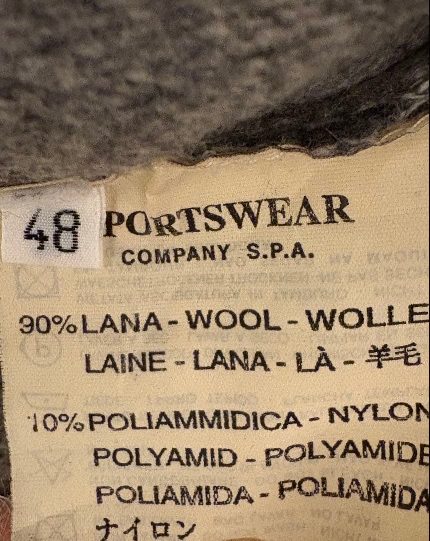 【最終】C.P.COMPANY ウールベスト 1999AW モレノ グレー 48