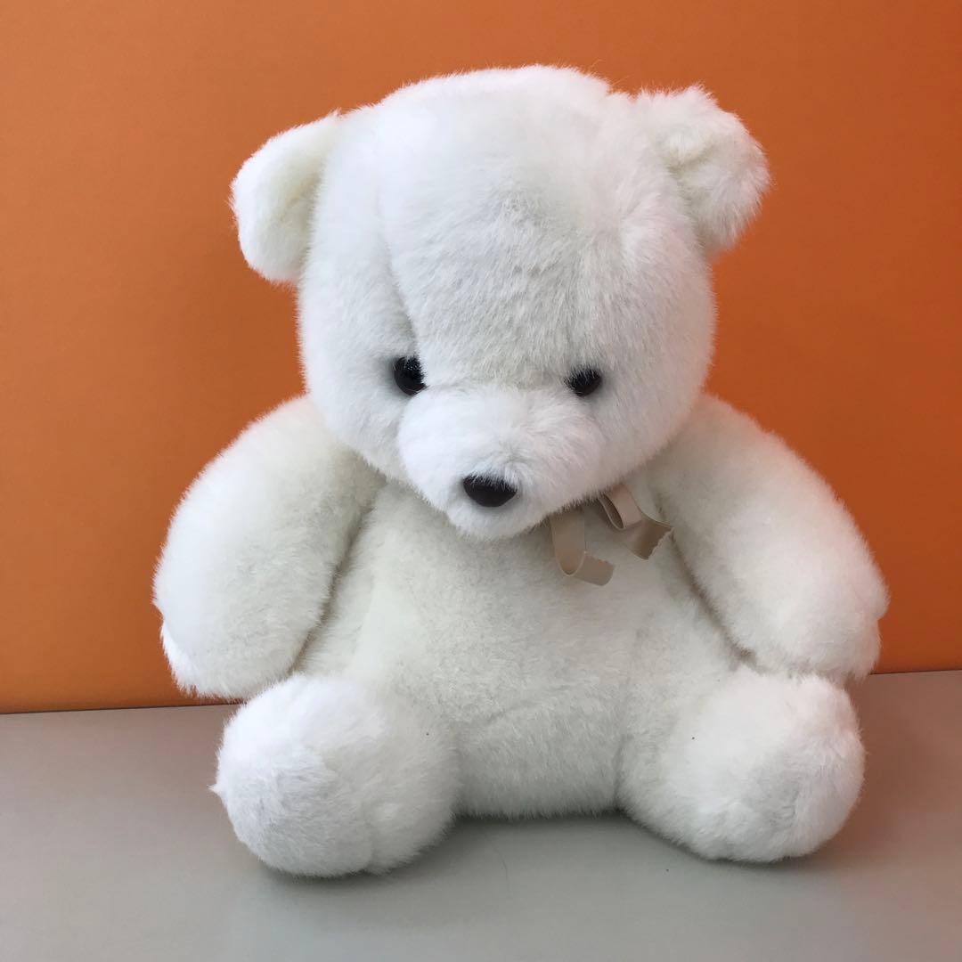 昭和レトロ 当時物 ぬいぐるみの三英 くま ぬいぐるみ - メルカリ