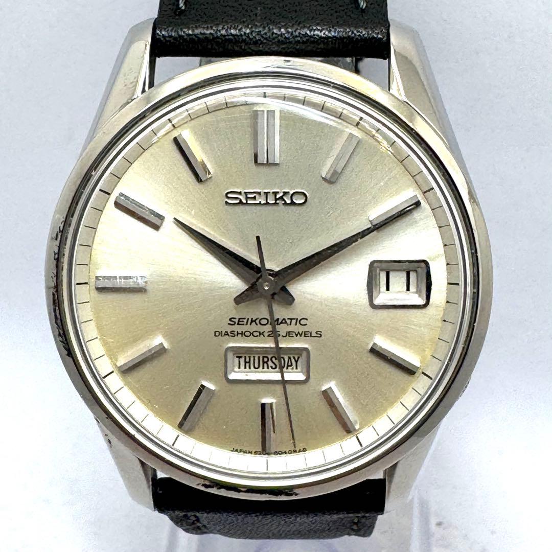 ⭐️セイコーマチック26石⭐️オートマディデート⭐️オーバーホール済み⭐️
