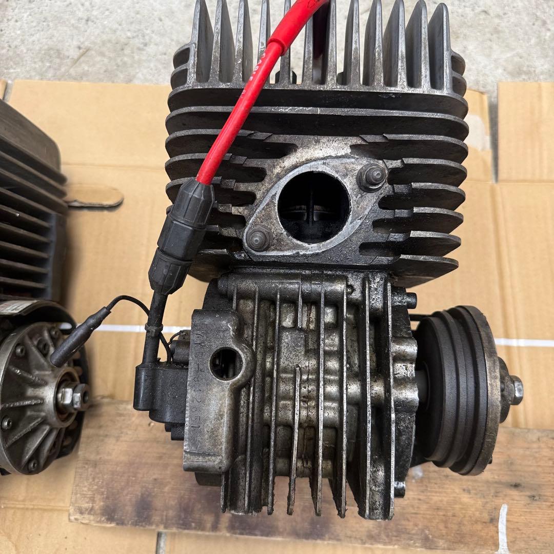 ヤマハ KT100 カートエンジン 2基セット 湿式クラッチ付き 現状渡し