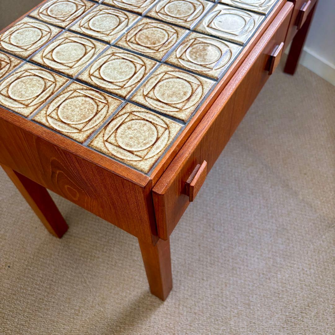 デンマーク タイルトップ ヴィンテージ スモール チェスト - メルカリ