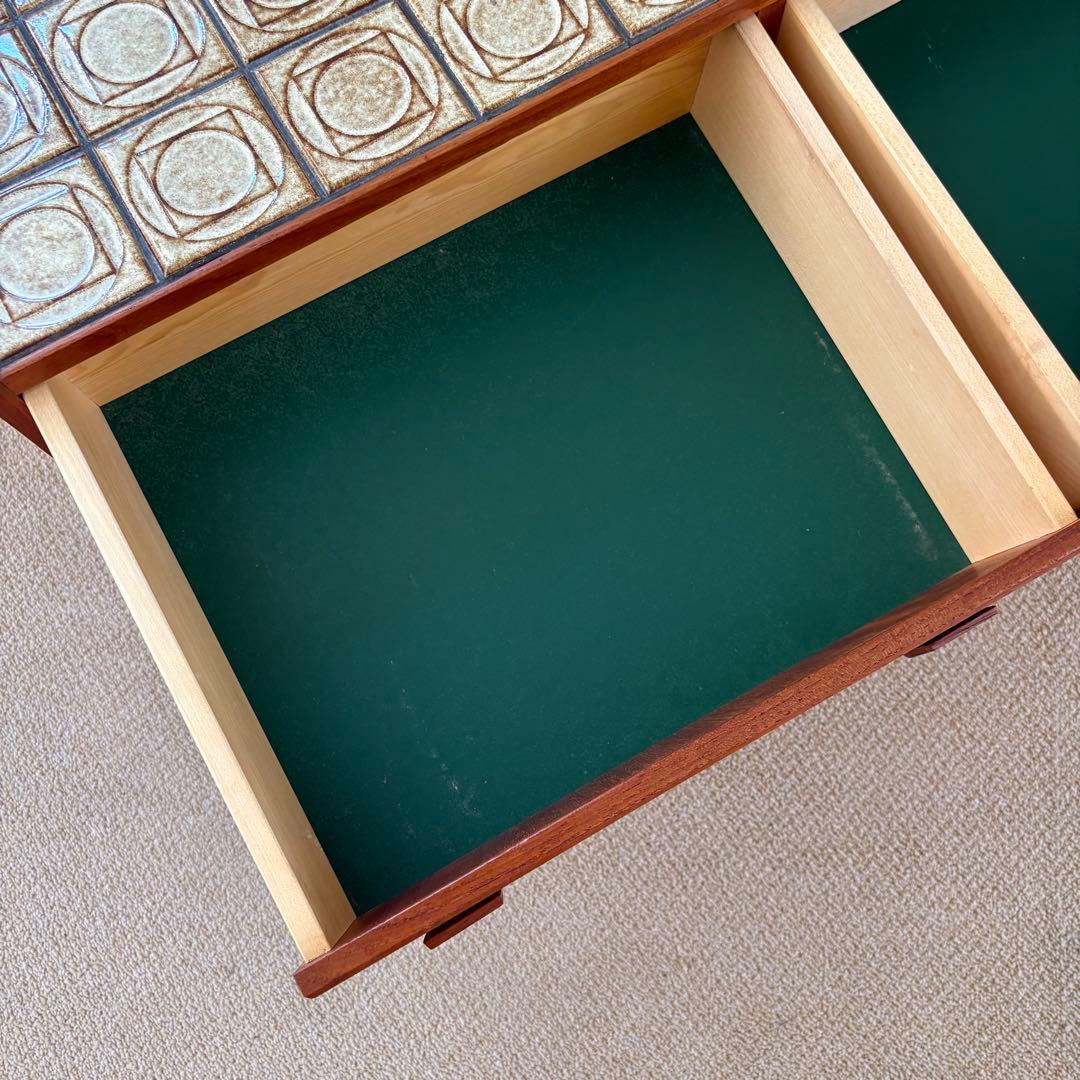 デンマーク タイルトップ ヴィンテージ スモール チェスト - メルカリ