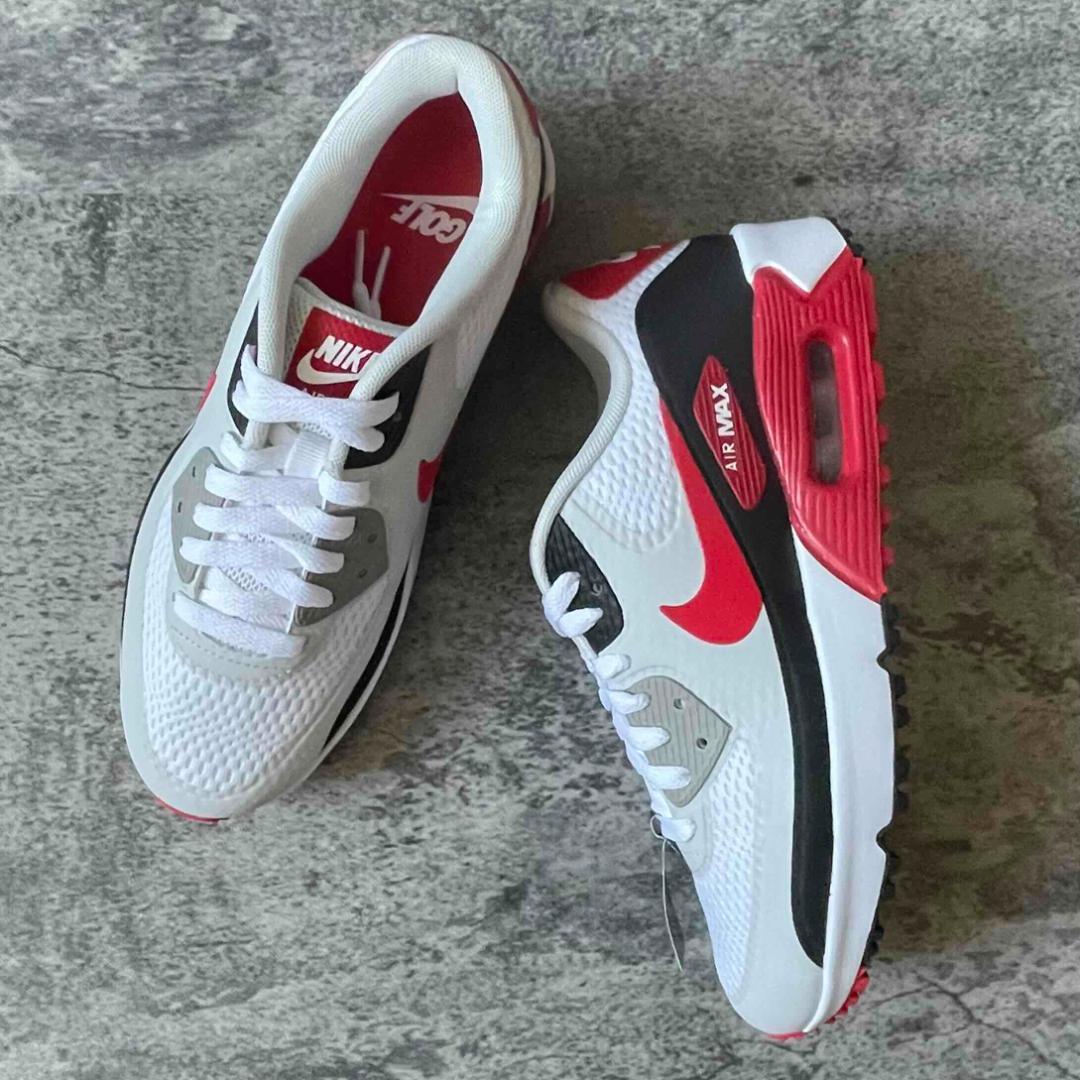 NIKE AIR MAX 90 G 赤 23.5 ナイキ エアマックス ゴルフ