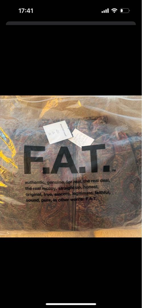 F.A.T. マルチカラージップアップジャケット