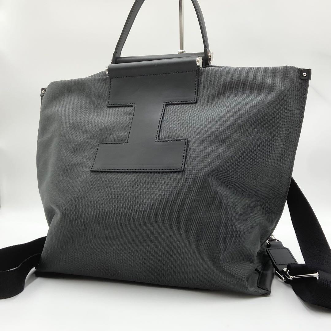 未使用級　イアクッチ　ソルベット　3way リュック　トートバッグ　ショルダー IACUCCI(イアクッチ)｜ソルベット BP CORDURA/RUGA/グレー の通販