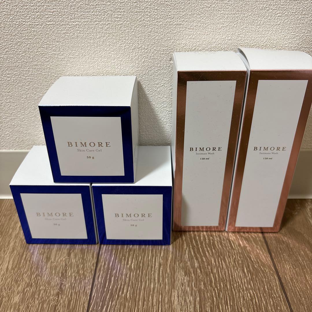 【送料無料】ビモア　オールインワンジェル3個、インティメントウォッシュ2個
