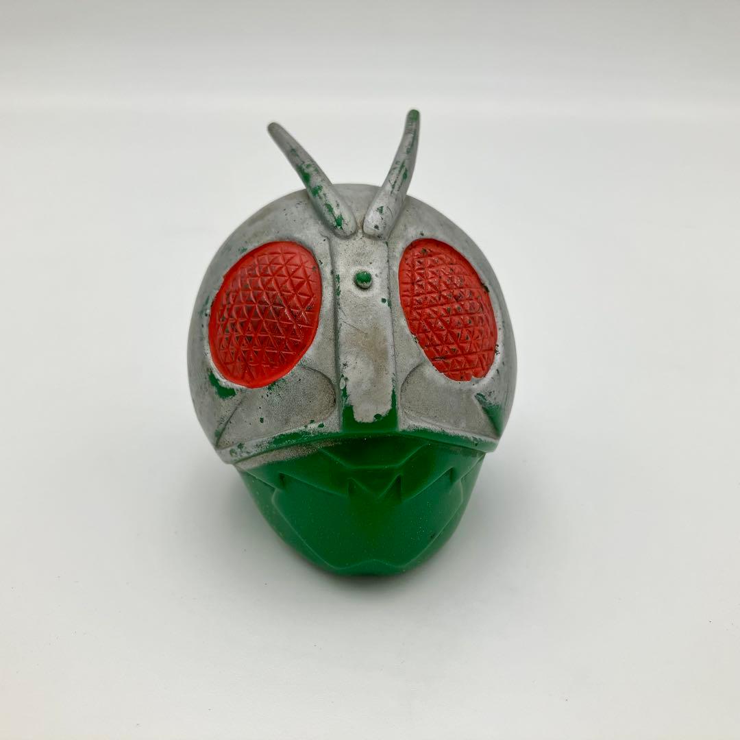 旧バンダイ 仮面ライダー 面取れ ソフビ フィギュア マフラー・ブーツ欠品