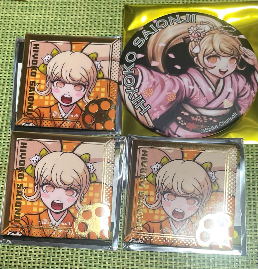 ダンガンロンパ 15周年記念展 西園寺日寄子 缶バッジ - メルカリ