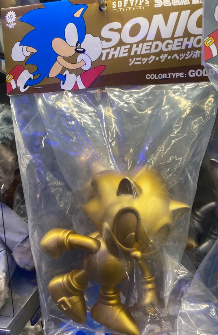 sofvips ソフビ ソニック ゴールド セガストアトーキョー限定