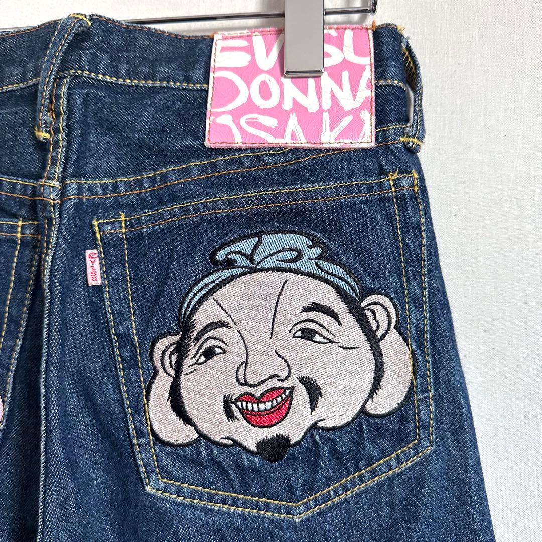 < EVISU > DONNA OSAKA Selvedge Denim ＊ EVISU > DONNA OSAKA Selvedge Denim ＊ - メルカリ