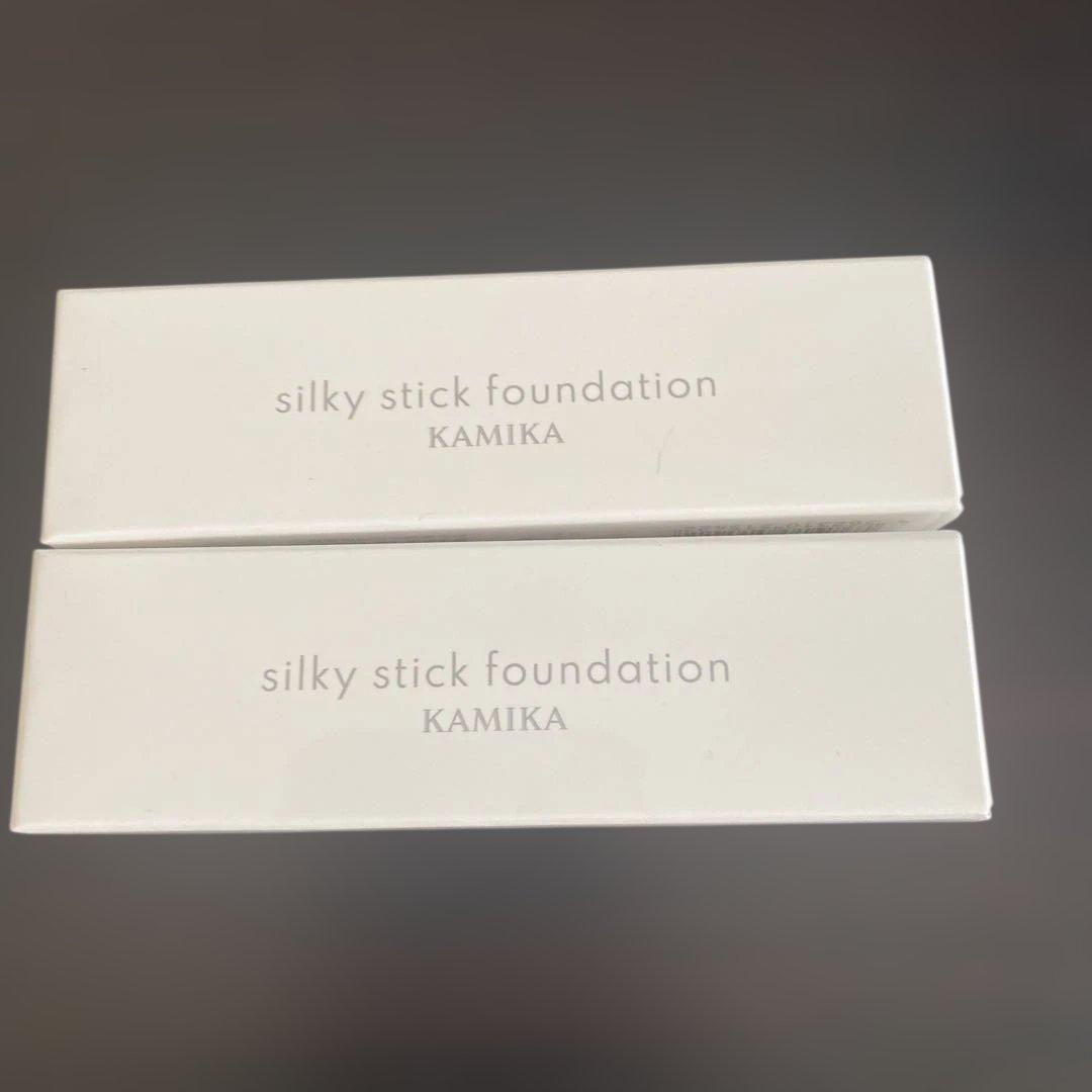 【2本セット】シルキー スティック ファンデーション ホワイト