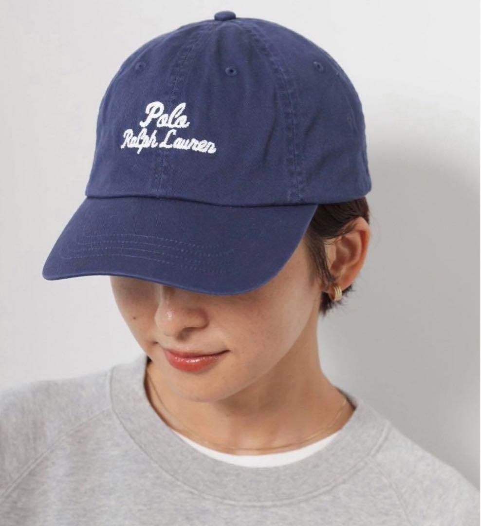 POLO RalphLauren エンブロイダリーツイルボールキャップ