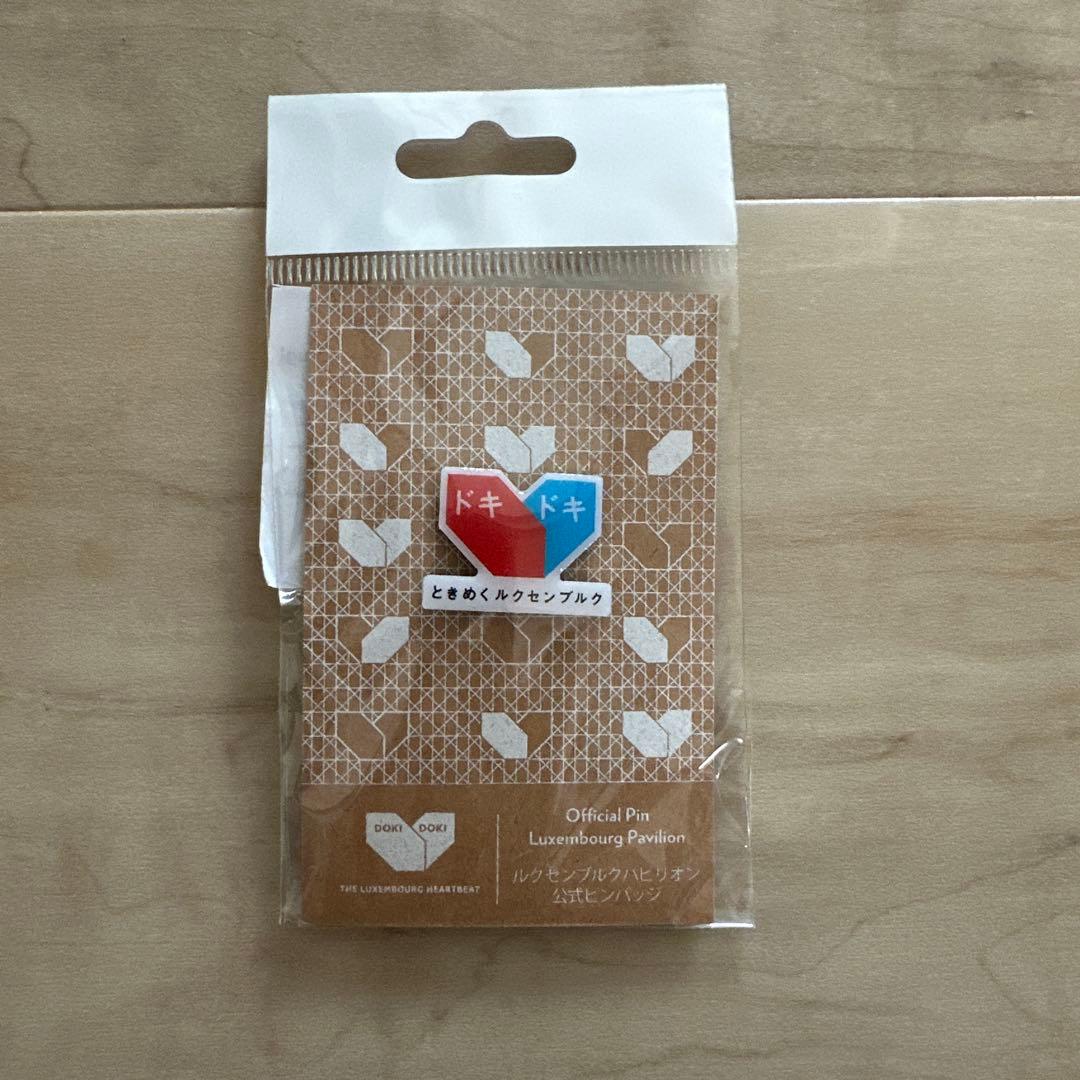 万博 ルクセンブルク ピンバッジ