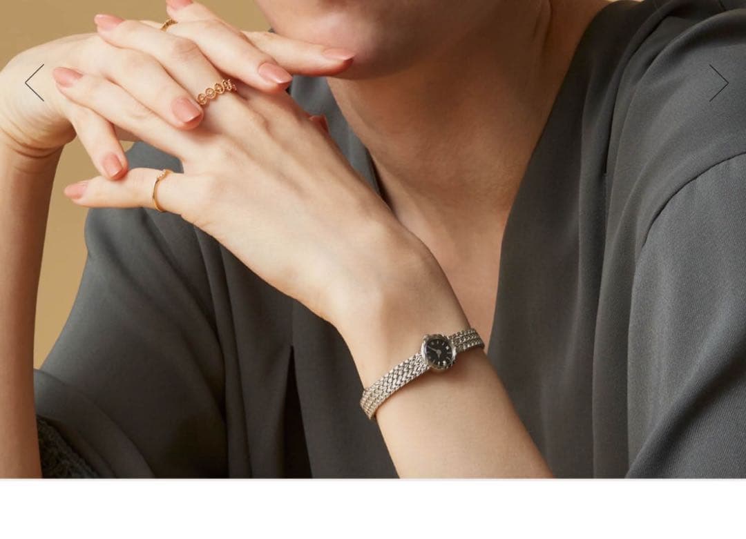 agete ラウンドフェイスウオッチ　時計　シルバーカラー　傷あり ラウンドフェイスウォッチ｜時計｜アガット 公式オンラインストア