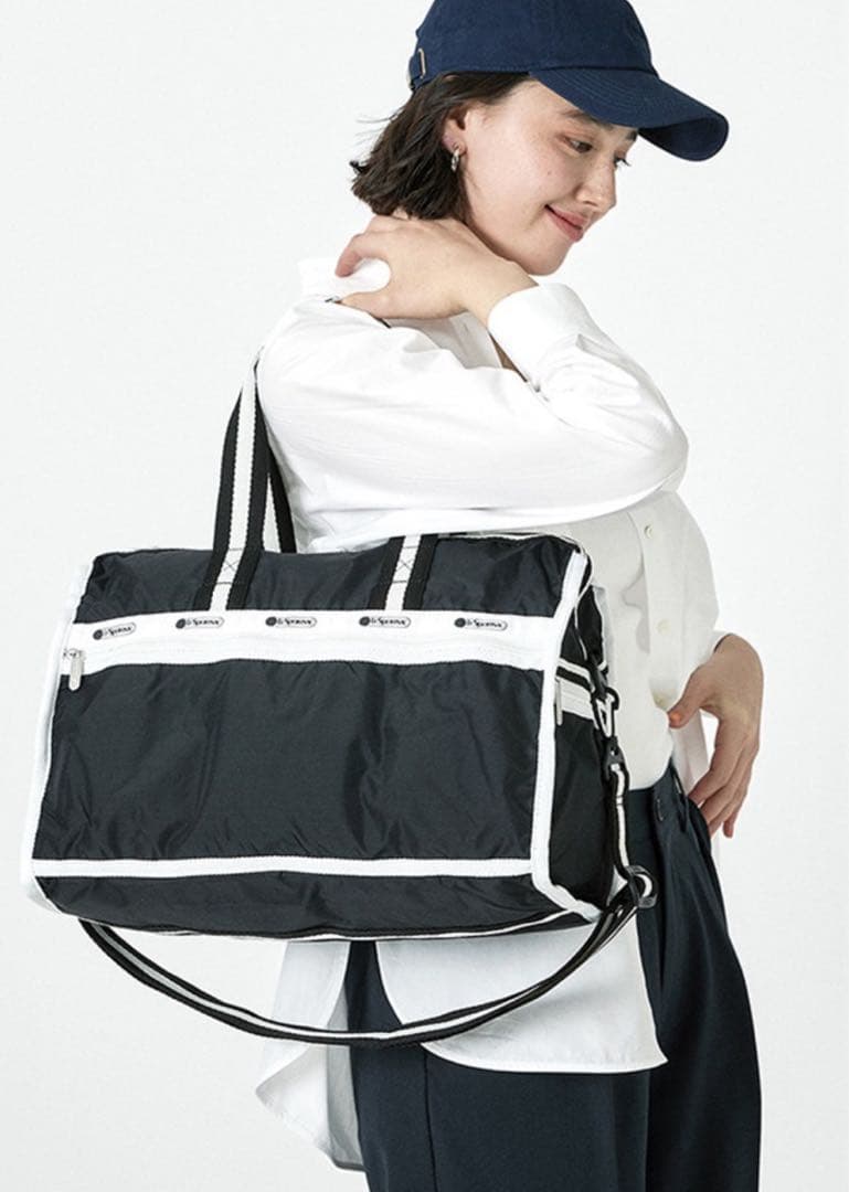 LeSportsac レスポートサック　ボストンバッグ スペクテイターブラック
