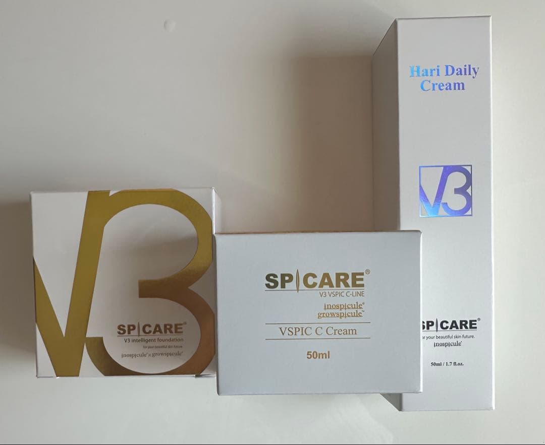 V3 インテリジェントファンデーション Cクリームデイリークリーム3点セット