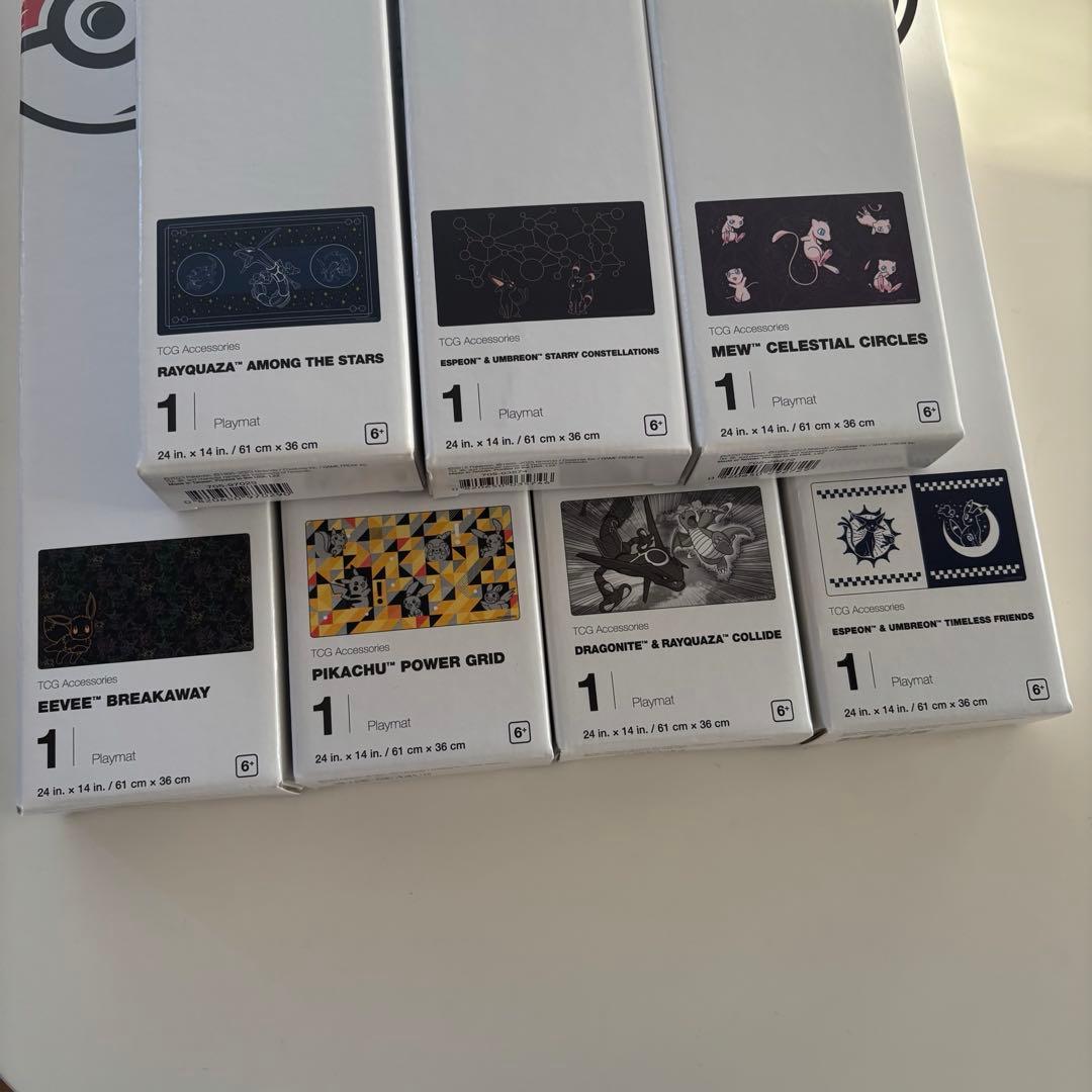 7個　WCS2023 横浜 ポケモン プレイマット　限定　海外　星座　イーブイ