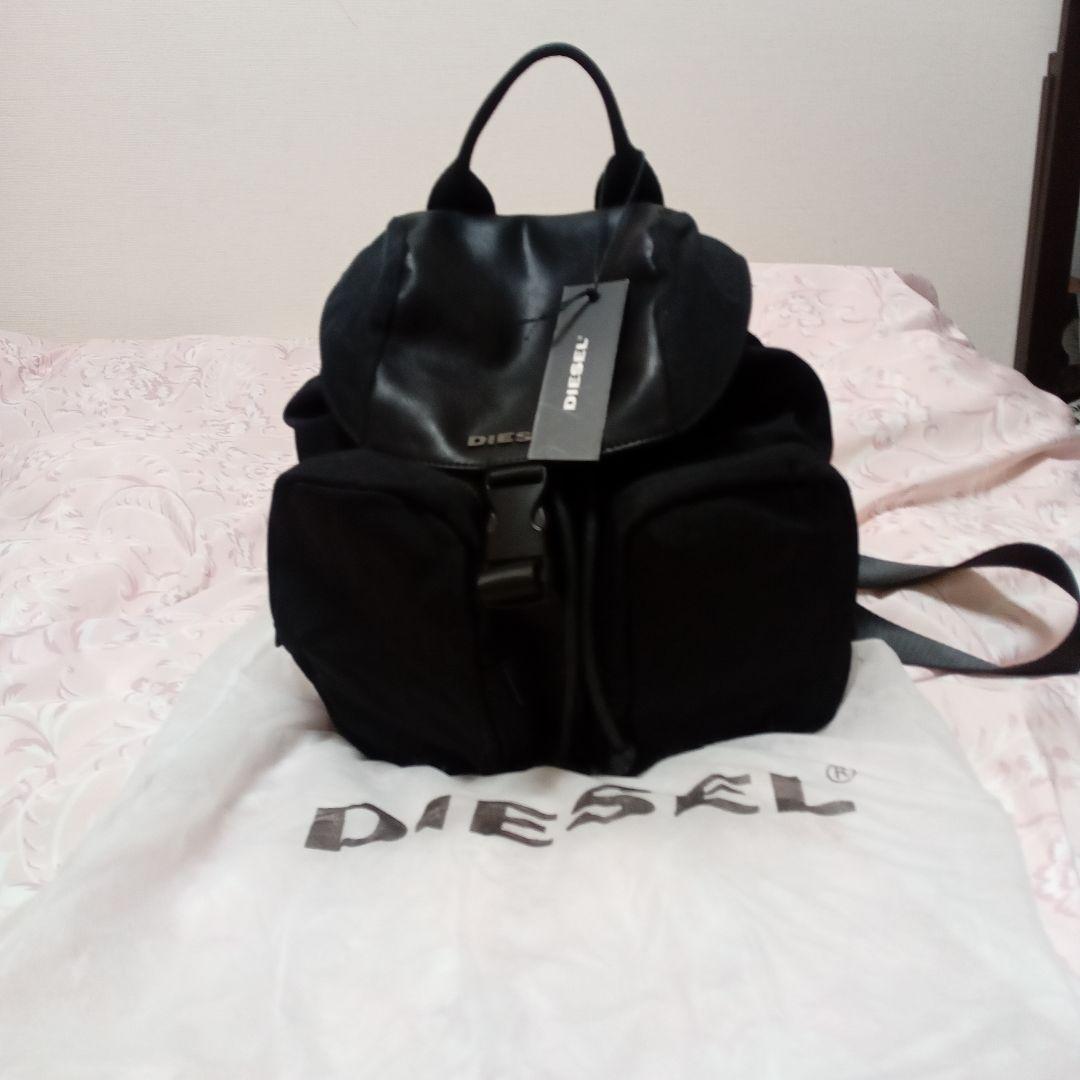 新品　未使用　DIESEL ディーゼル レディース　ナイロンリュック ブラック