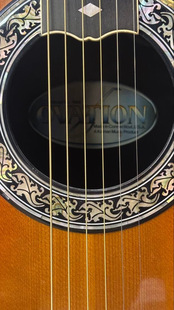 Ovation オーべーション エレアコギター モデルNo1669 現状品 - メルカリ