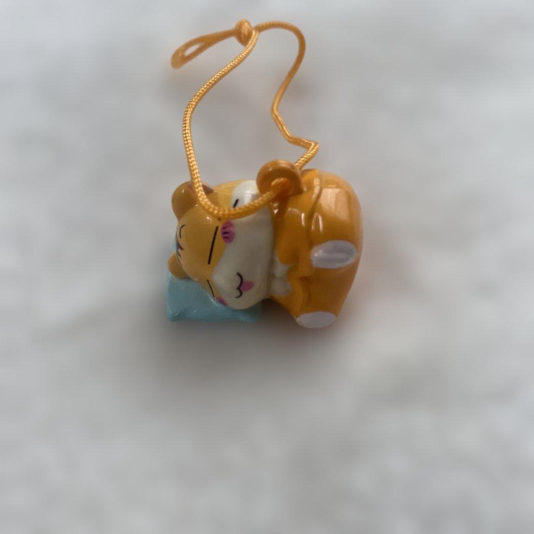 平成レトロ 希少 ハムスター倶楽部ストラップ ぷーちゃんお昼寝 当時物