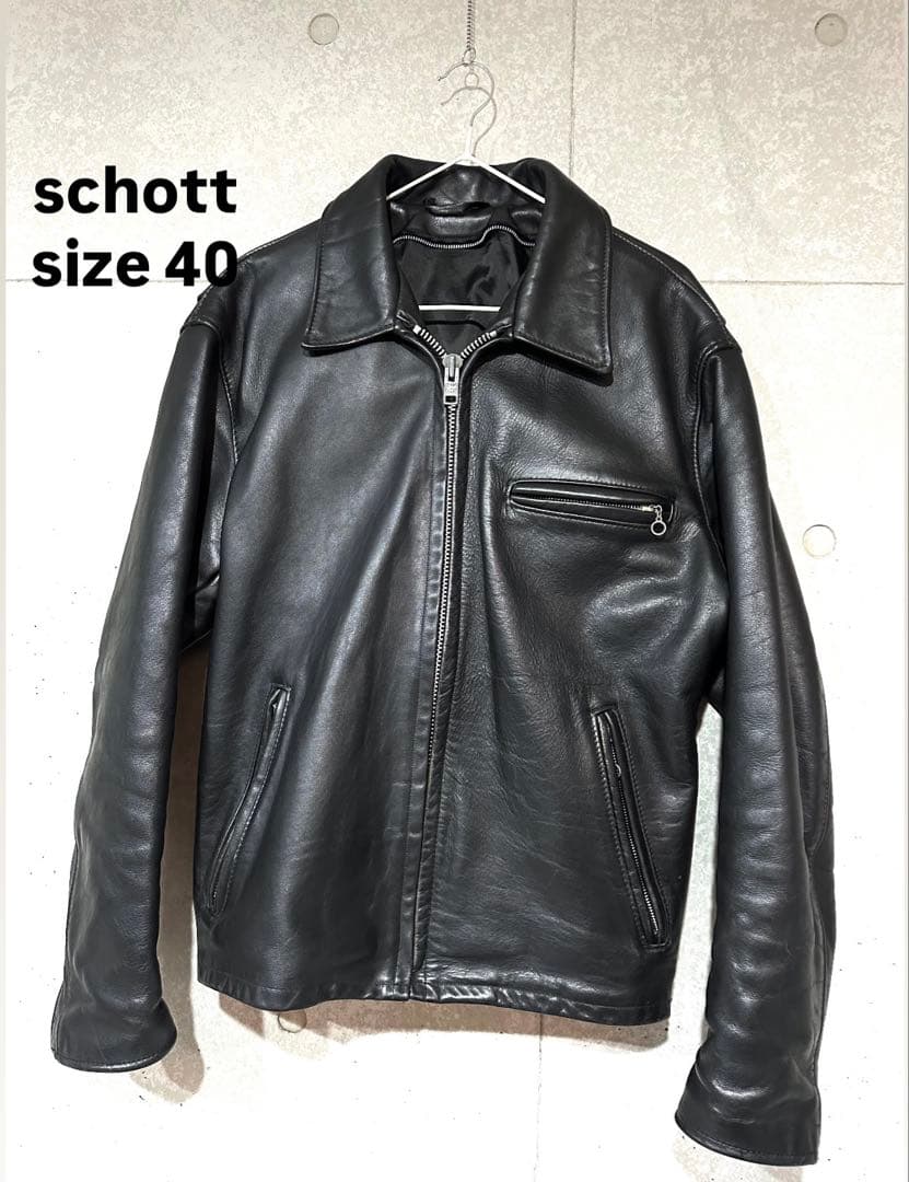 schott ショット　レザー シングル　ライダース　ジャケット 楽天市場】Schott ショット シングル ライダースジャケット 641