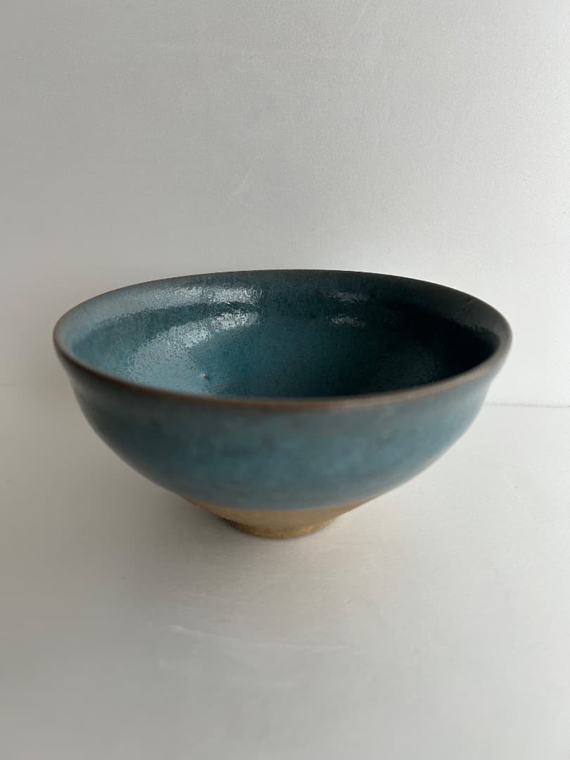 碧釉 天目茶盌　(加藤達次作) \