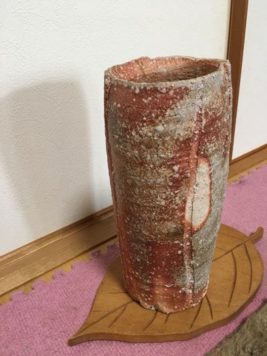 信楽焼 巨匠 澤清嗣作 花瓶 再お値下げ - メルカリ