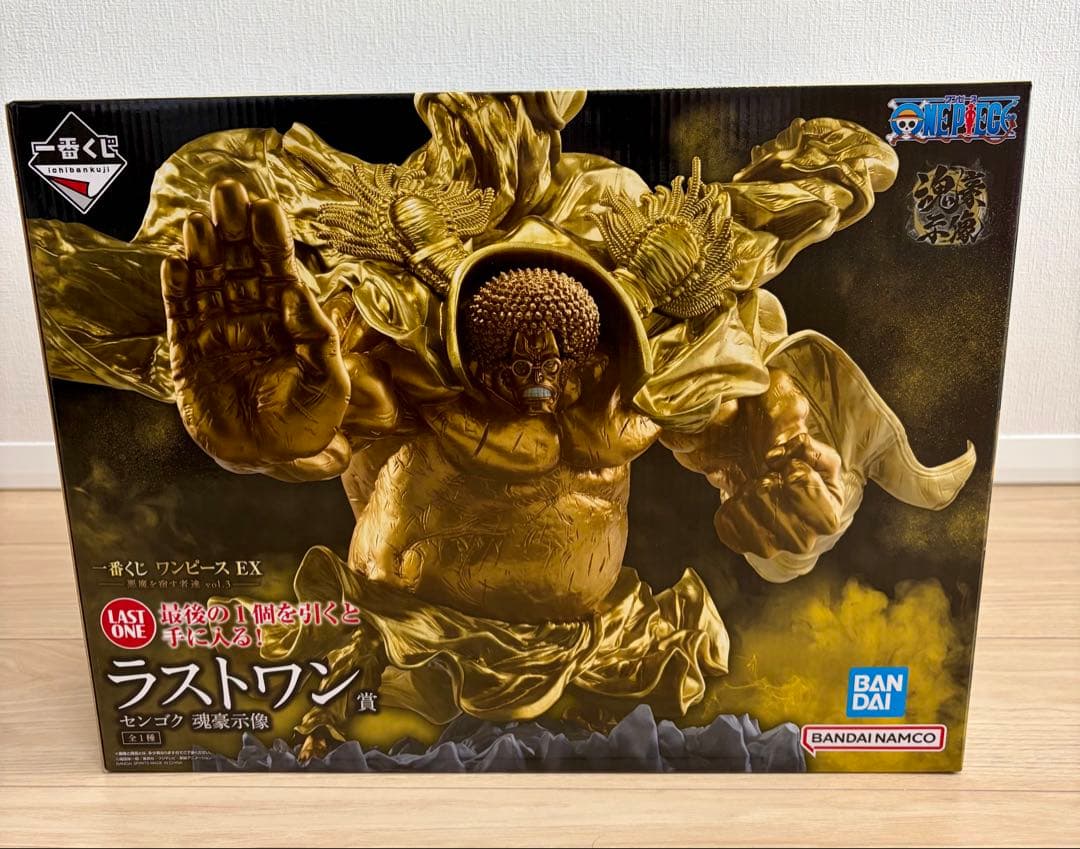 一番くじ ワンピース ラストワン賞　センゴク 魂豪示像　フィギュア　おまけ