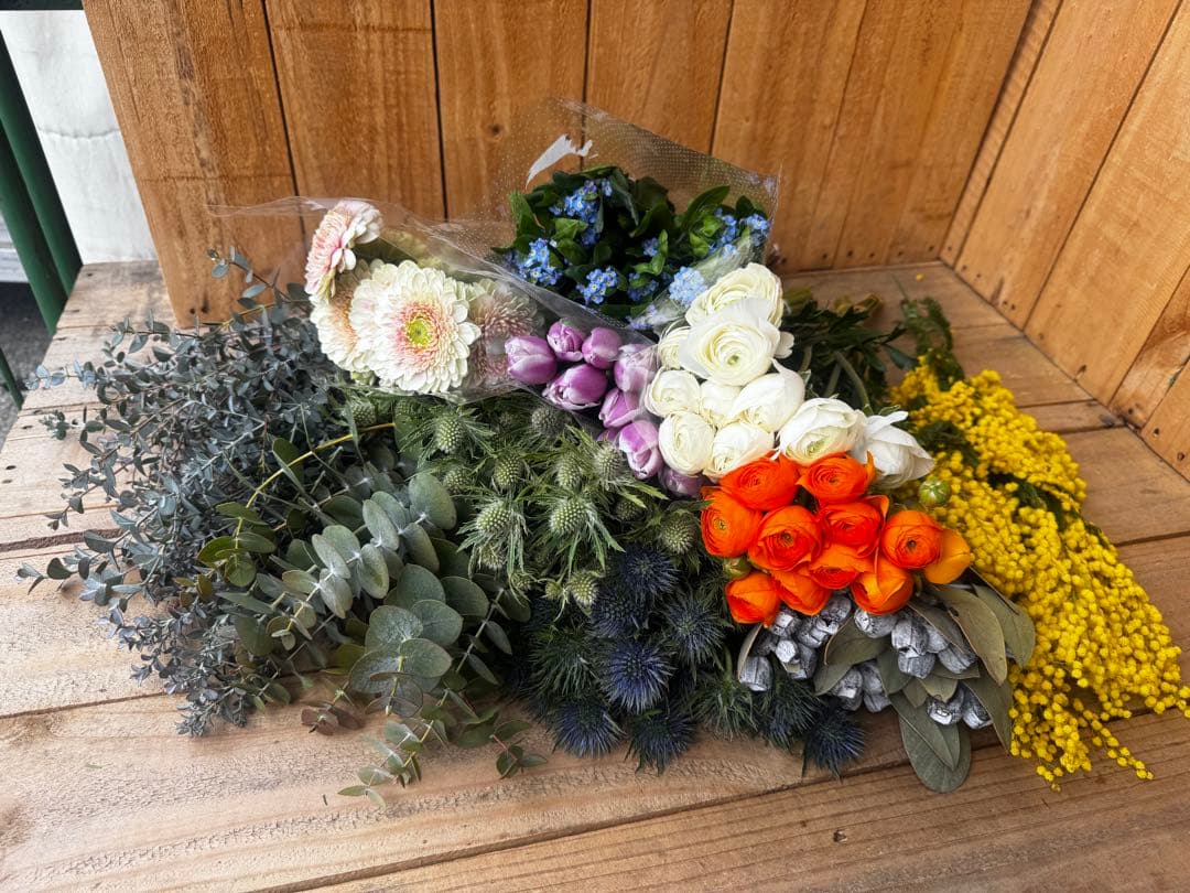 ✨11種お得セット【⭐️】ユーカリ　ラナン　チューリップ　ミランドール　切花　生花