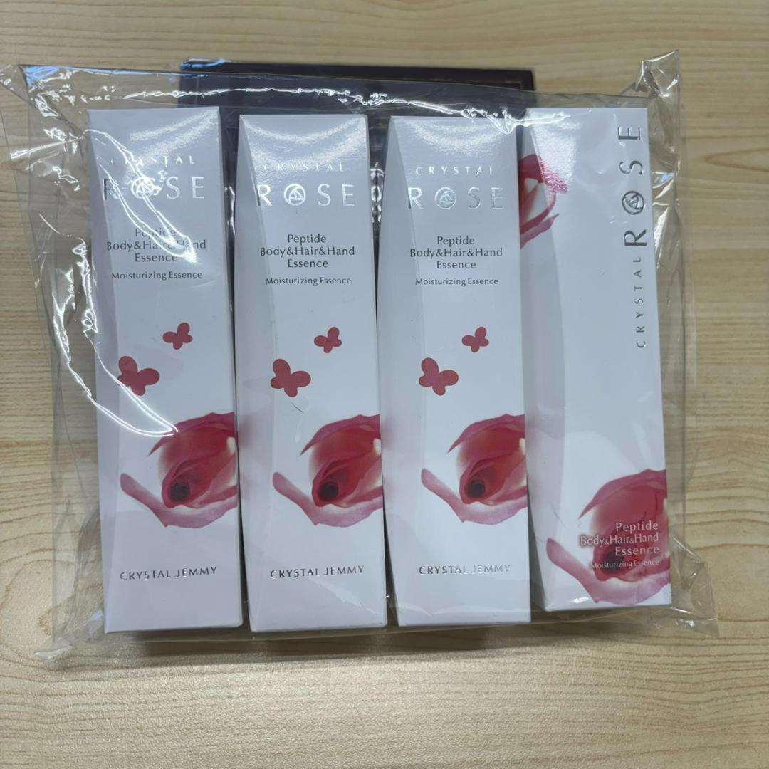 新品　ジェミークリスタルローズ ボディ＆ヘア＆ハンド　クリーム　エッセンス　4点 クリスタルジェミー / ジェミークリスタルローズ ボディ&ヘア&ハンド
