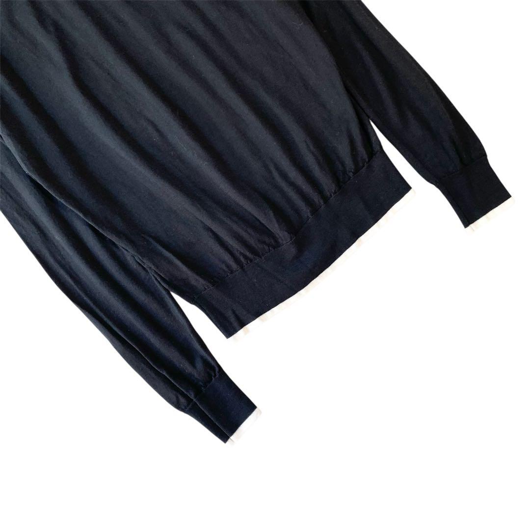 現行✨ジョンスメドレー 日本限定 バイカラーニット 30Gメリノウール