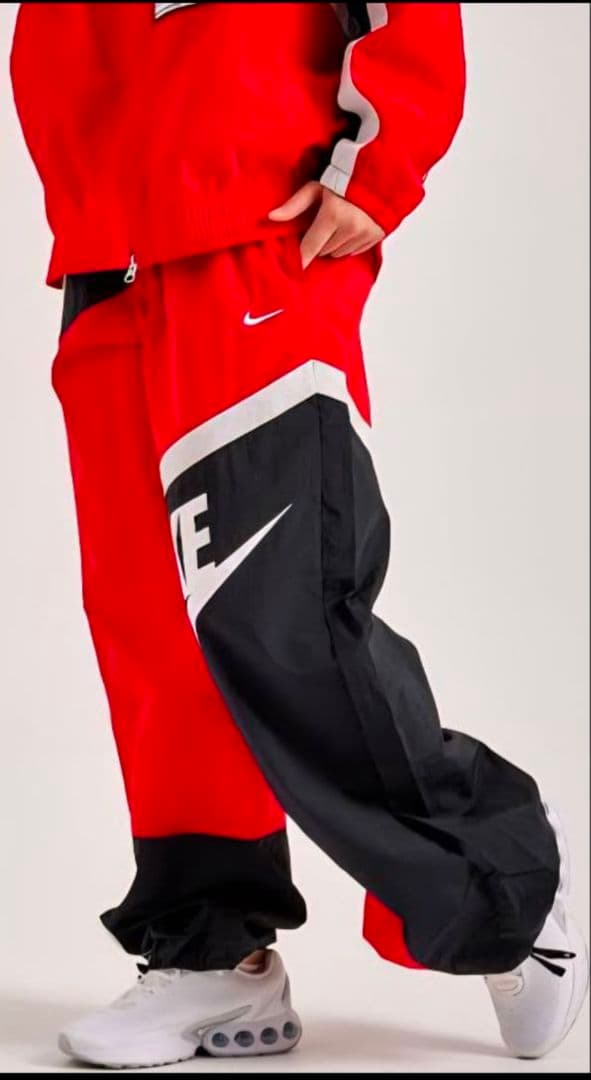 新品☆Nike☆ナイキ☆山田涼介着用☆RED☆オーバーサイズ☆S☆パンツ
