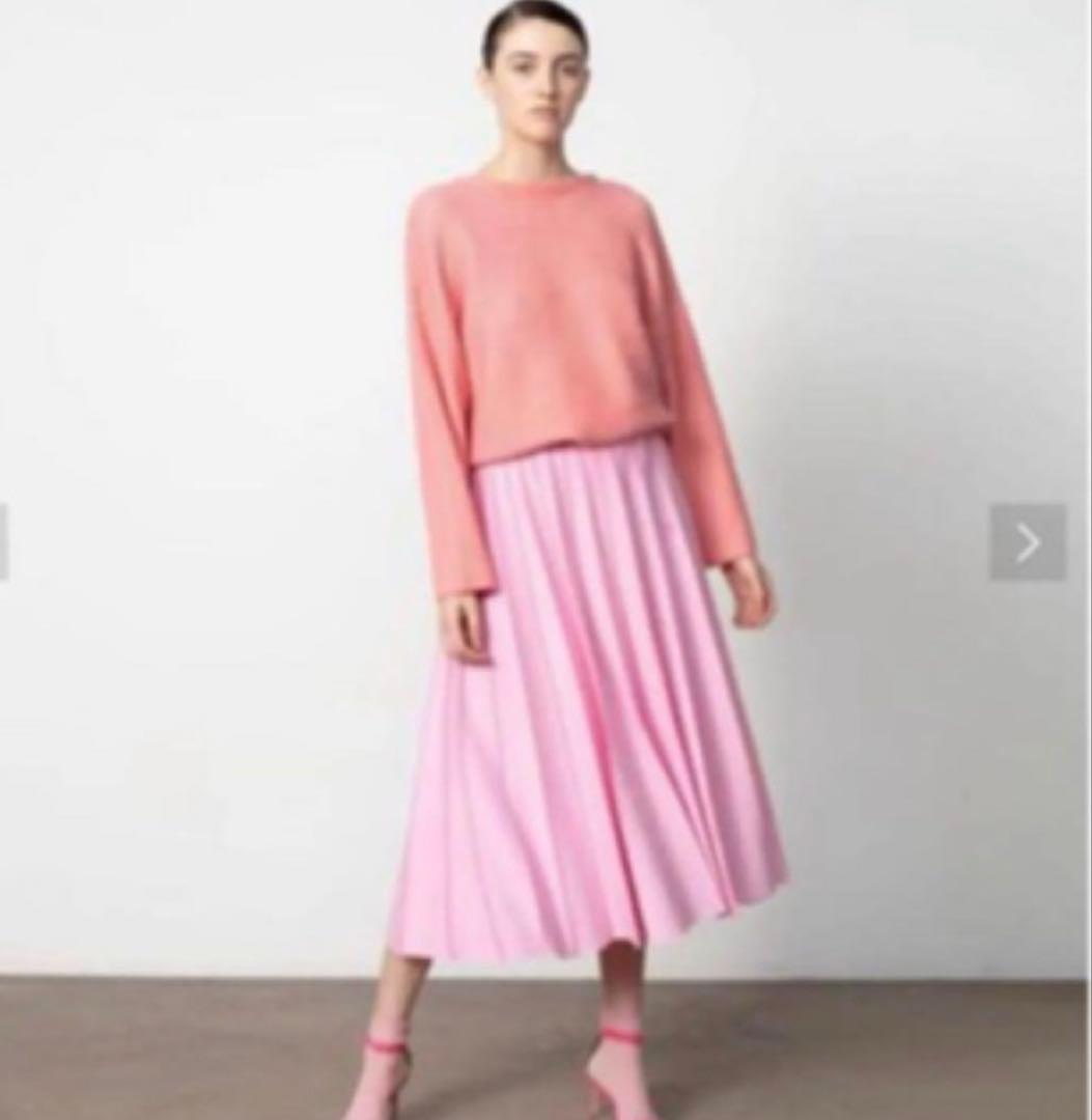 Drawn ピンク プリーツスカート