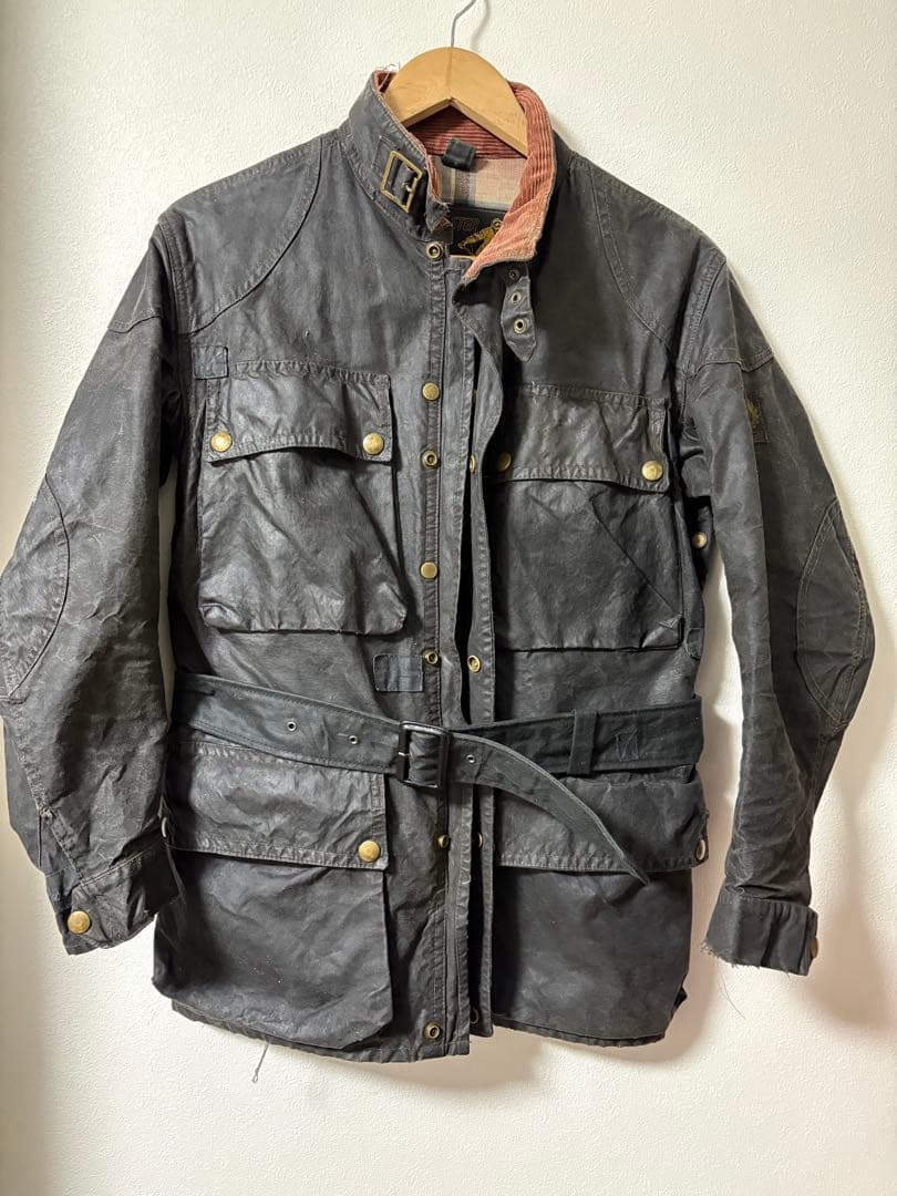 ビンテージ 70s Belstaff トライアルマスター オイルドジャケット