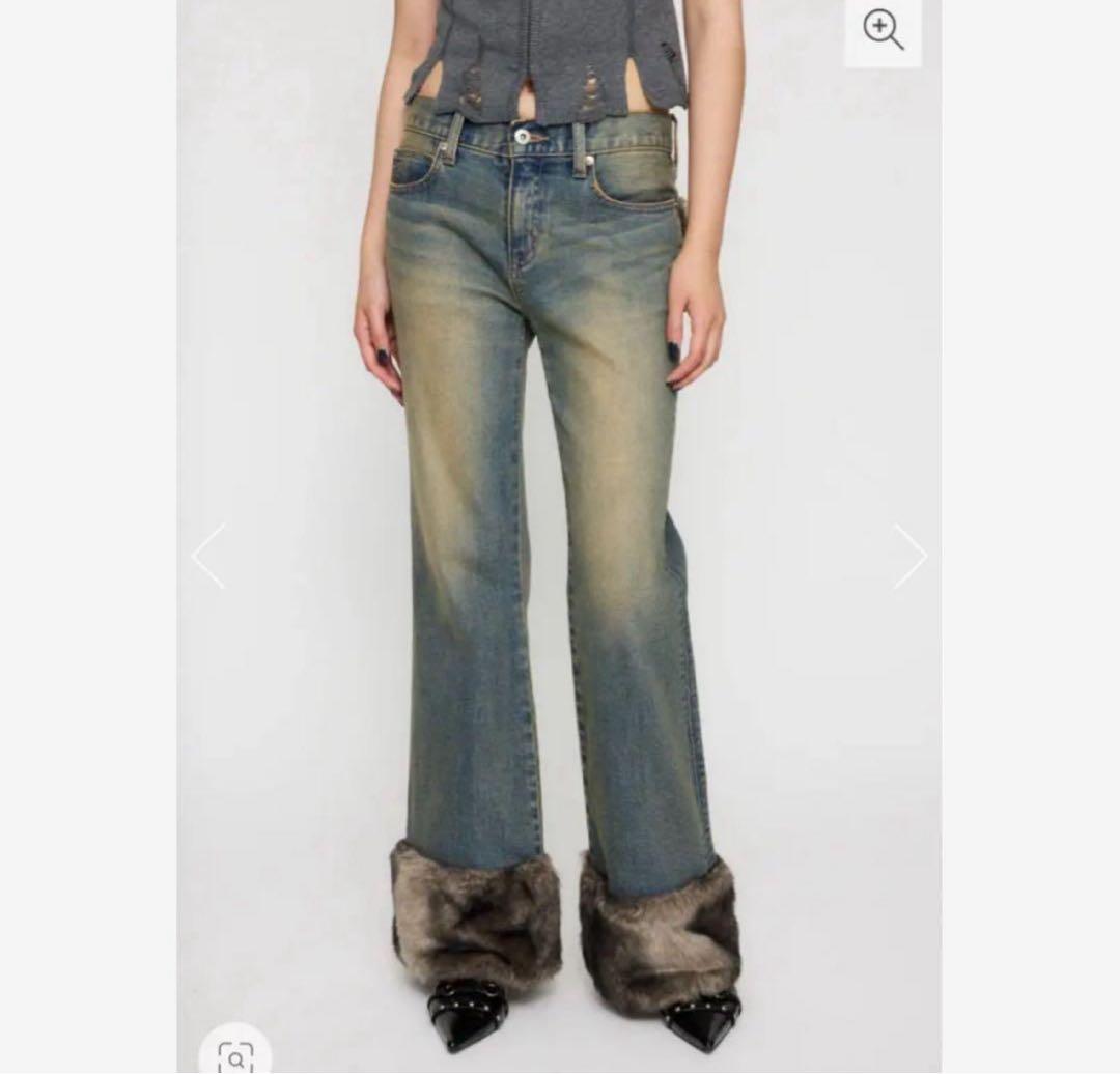 新品 LAGUA GEM FAUX FUR フレアデニム 24inch LAGUA GEM | FAUX FUR フレアデニム (フレア ) |SHEL'TTER WEBSTORE