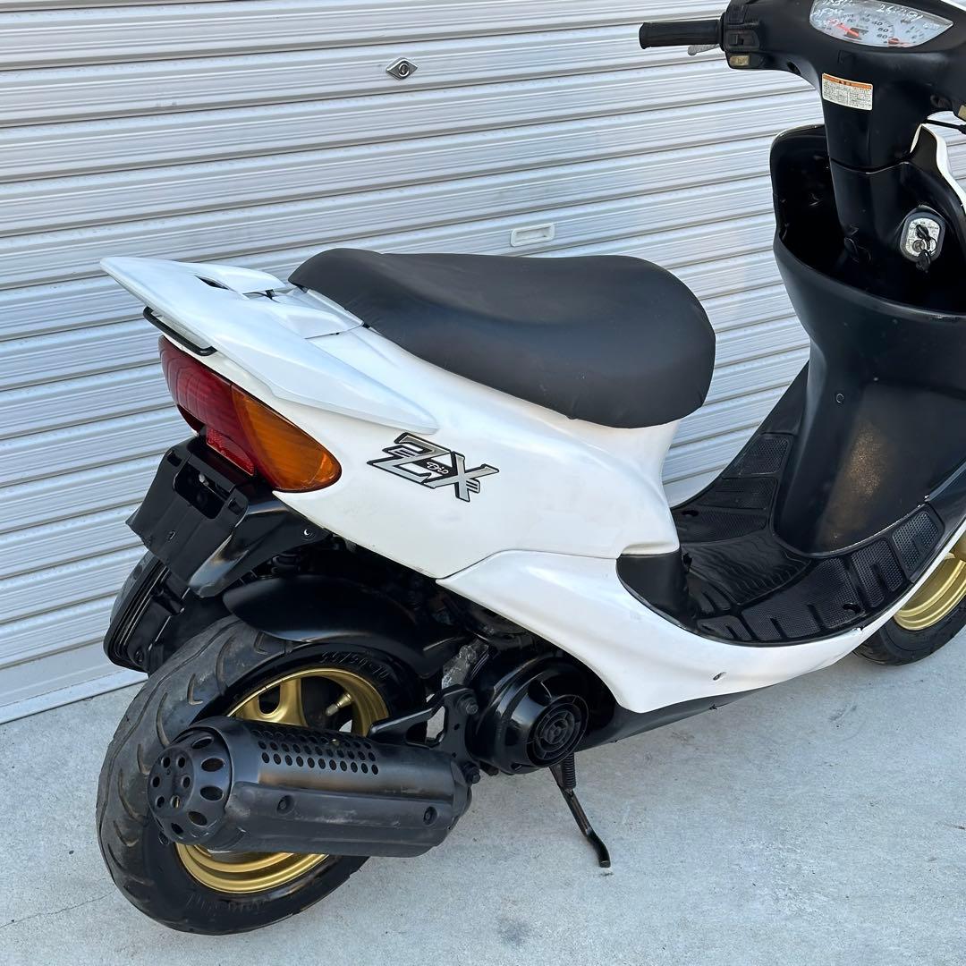 a茨城 ホンダ ライブディオ AF34 DIO ZX 人気の白 2スト ゼッペケ