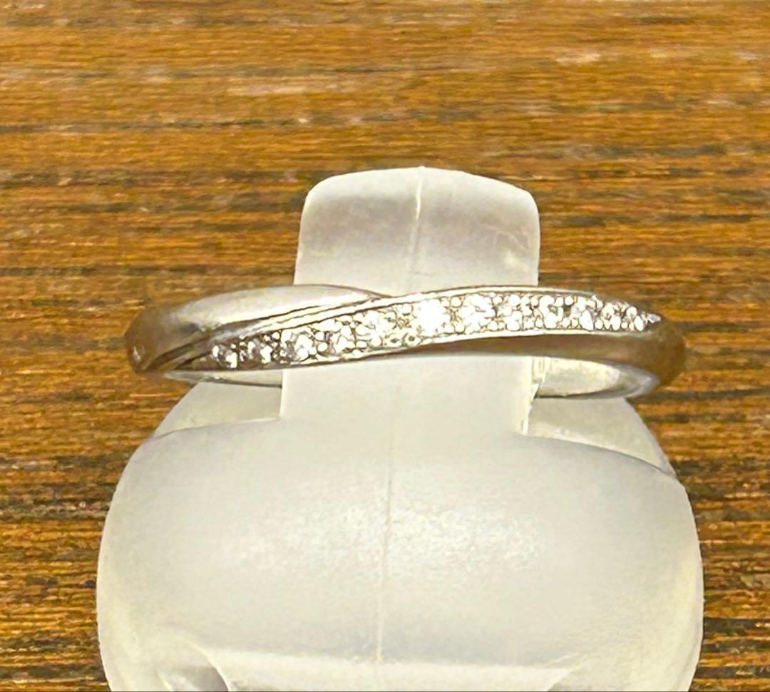 本日のみ価格　ダイヤモンドシライシ　スターリー　プラチナリング