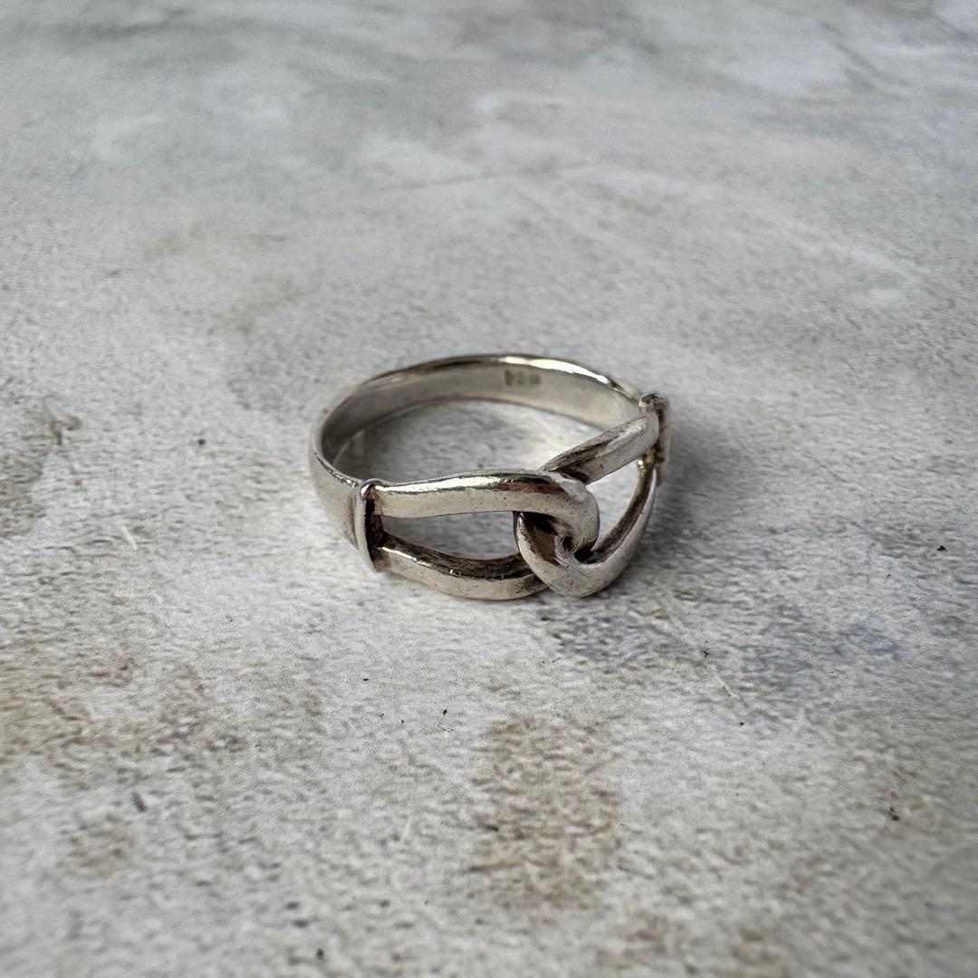 ヴィンテージ モダニストリンクリング シルバー925 9号 メキシコ製 Vintage silver ヴィンテージ シルバーリング メキシコ メキシカン