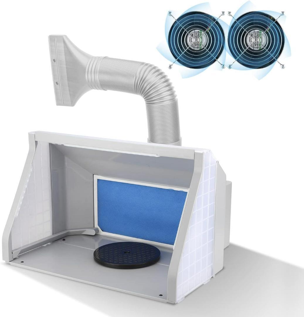 塗装ブース　スプレーブース　2基ファン　ダブルファン　Anesty Urlife Amazon.co.jp: urlife 塗装ブース 2基強力ファン LED照明付き スプレー