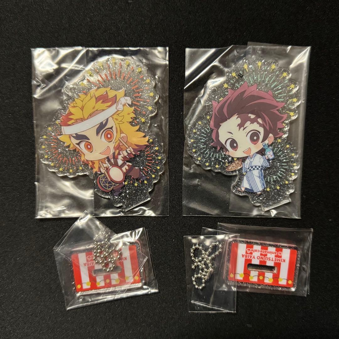 鬼滅の刃 台湾限定 アニメイトカフェ 煉獄＆炭治郎 アクリルスタンド