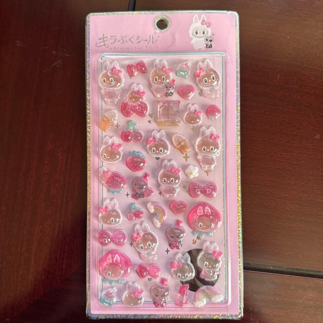ラブブ キラぷくシール 3セット - メルカリ